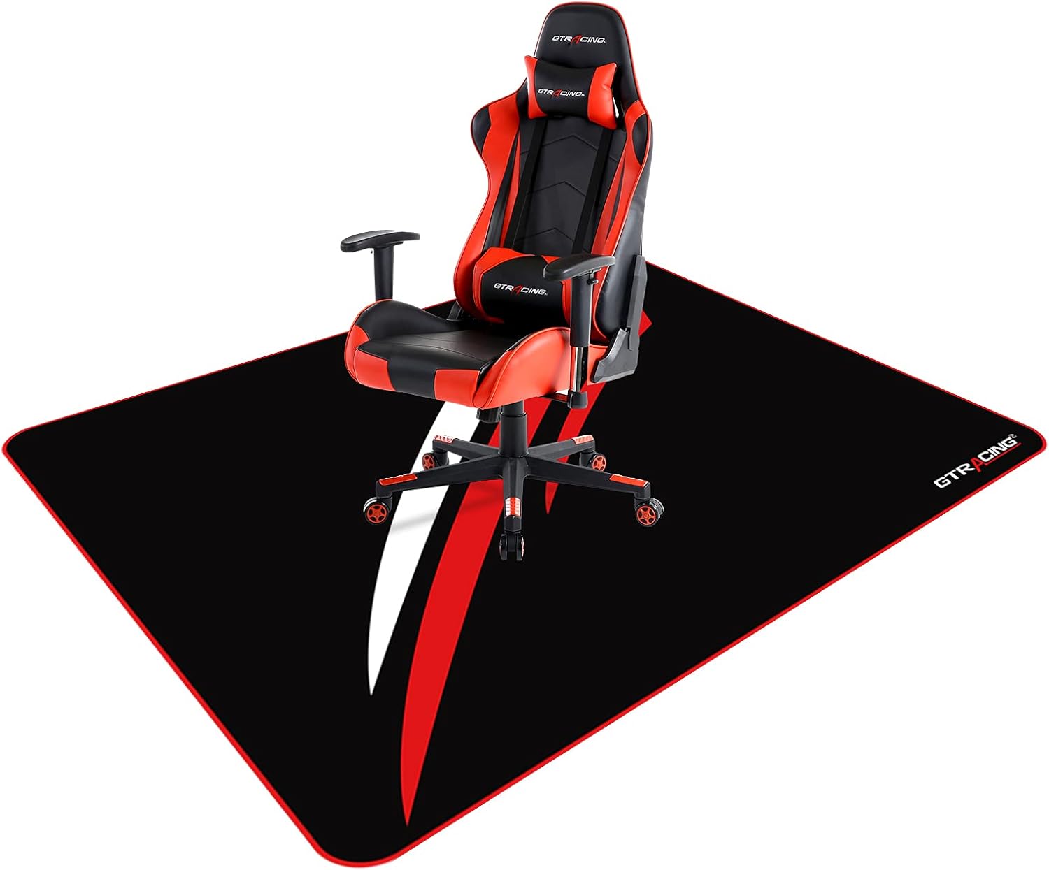 GTRACING Gaming Chair Mat for Hardwood Floor Protection 47 x 39