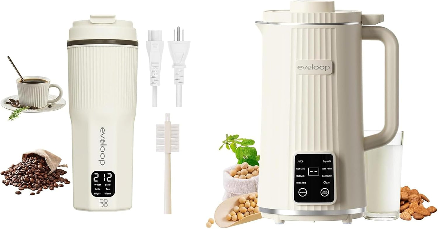 8-in-1 Nut Milk Maker: Evoloop Travel Kettle