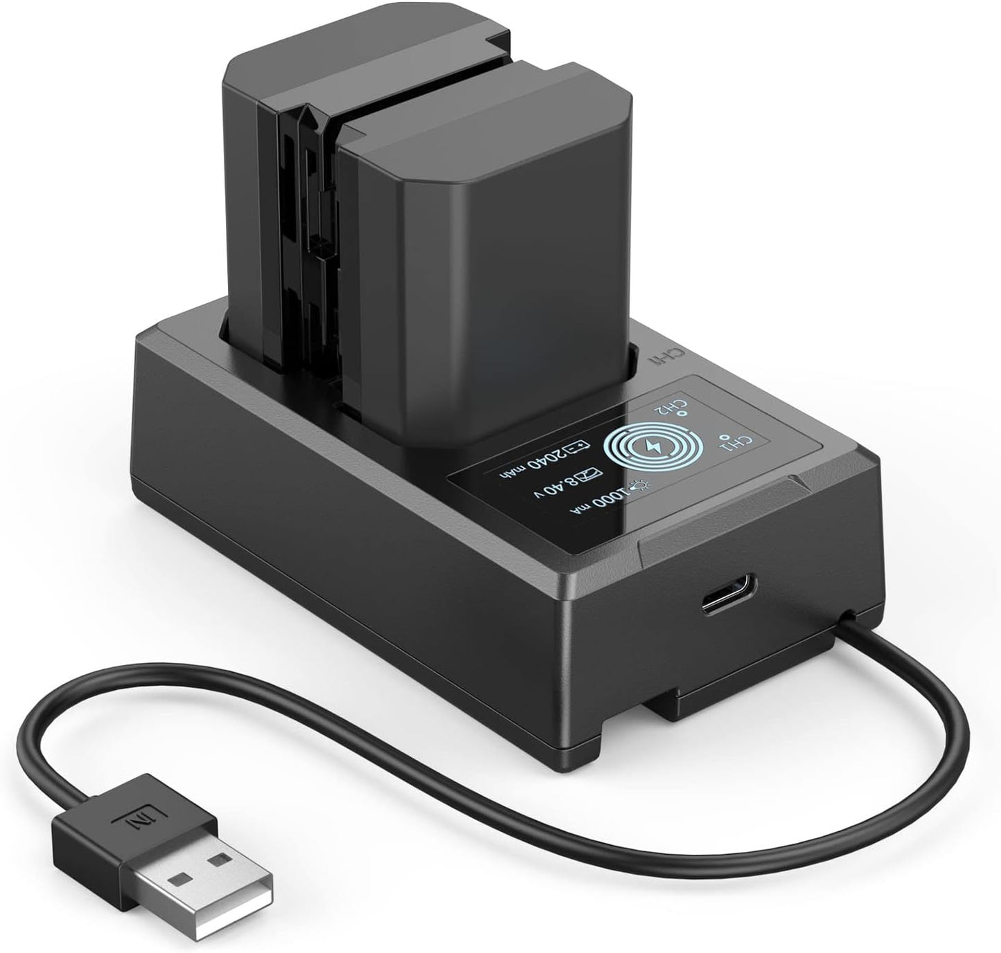 SMALLRIG Replacement Camera Battery Charger Set for NP-FZ100