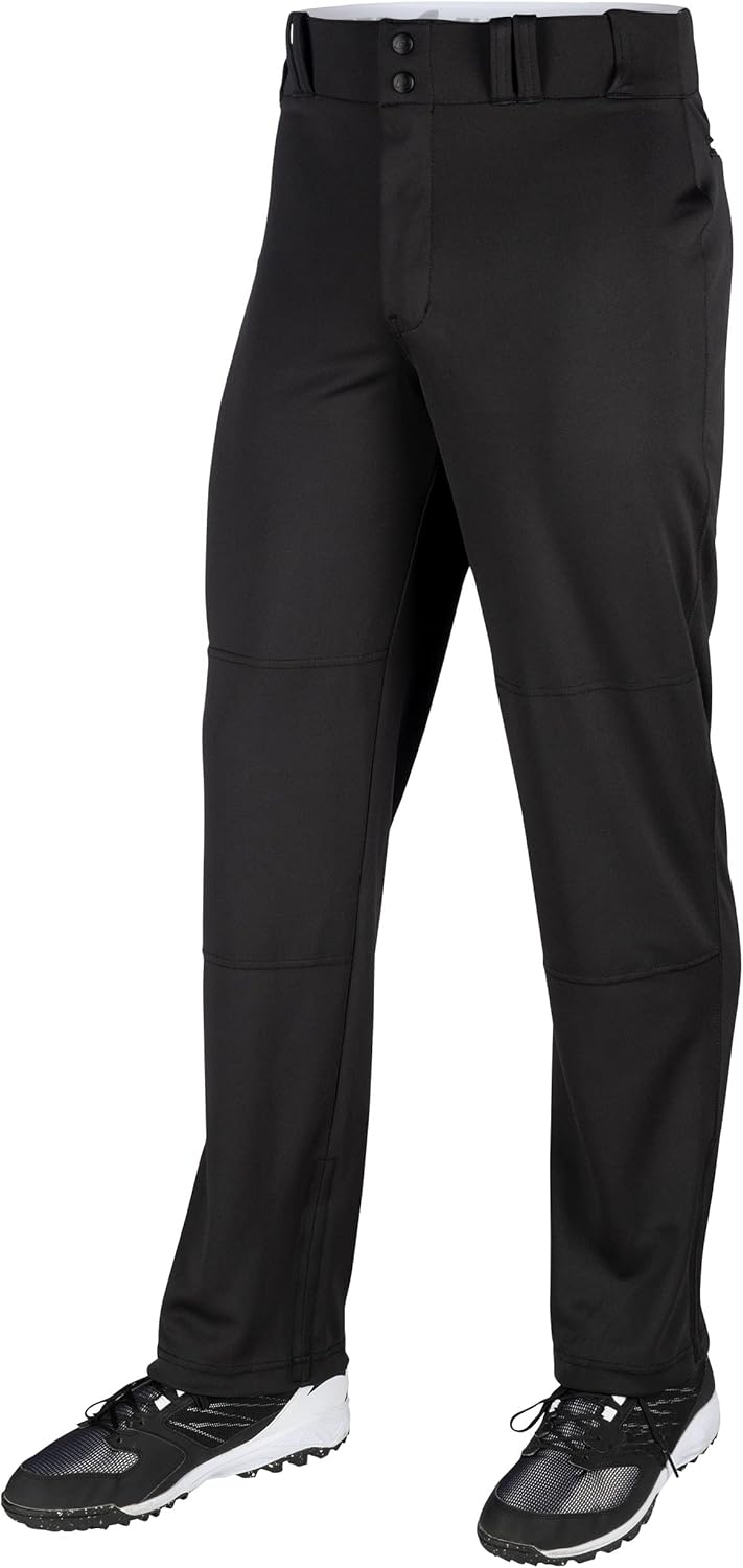 CHAMPRO Boys Open-Bottom Loose-Fit Baseball Pant for Comfort