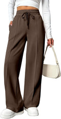 Wide Leg Sweatpants Women High Waisted Baggy Sweat Pants - Soft 5ft