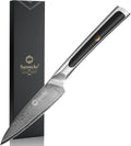 Sunnecko Paring Knife 3.5 in Damascus VG-10 - Precise Fruit Knife