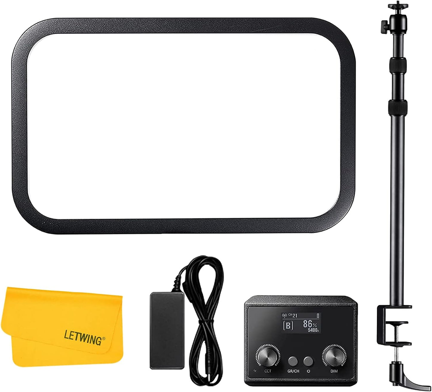 Godox ES45 Key Light for Streaming and Video Calls with Control