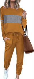 Ekouaer Womens Pajamas Set Long Sleeve 2-Piece Lounge Set - Cozy Fit