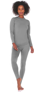 Thermajane Long Johns Thermal Underwear for Women - Cozy Fleece Base