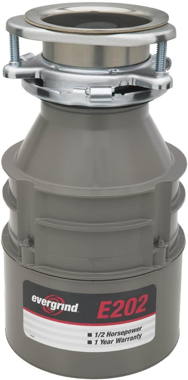 Evergrind E202 1/2 HP Garbage Disposer for Efficient Waste