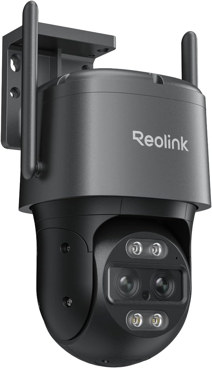 4K Wired WiFi Outdoor Camera with Auto Tracking and Zoom