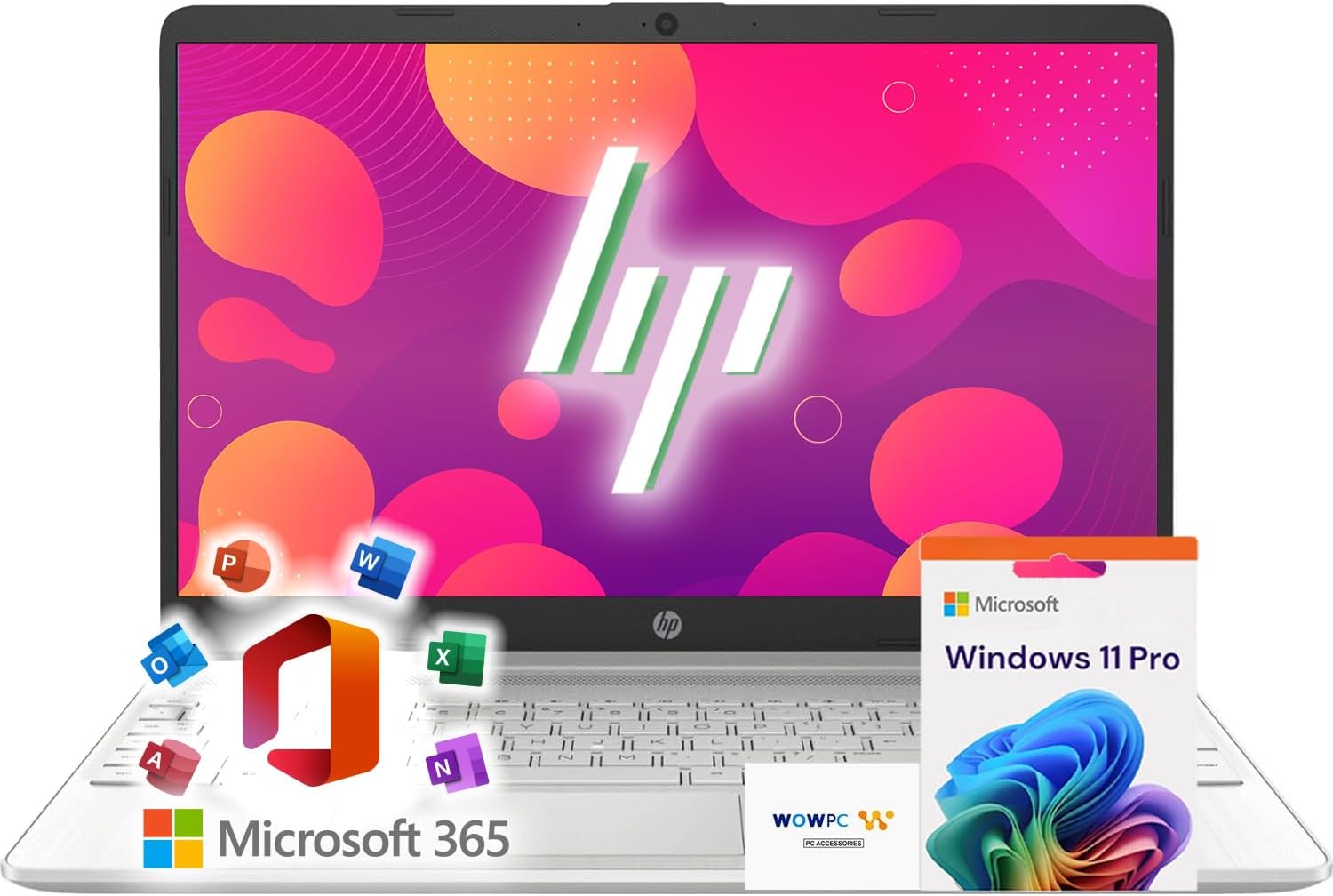 HP 15 Laptop for School, Work & Home with FHD Display