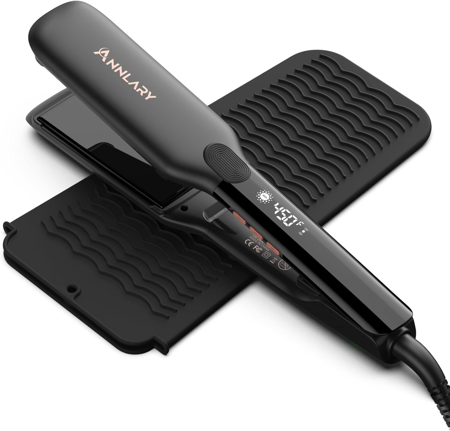 Professional Ceramic Ionic Flat Iron for Smooth, Shiny Hair