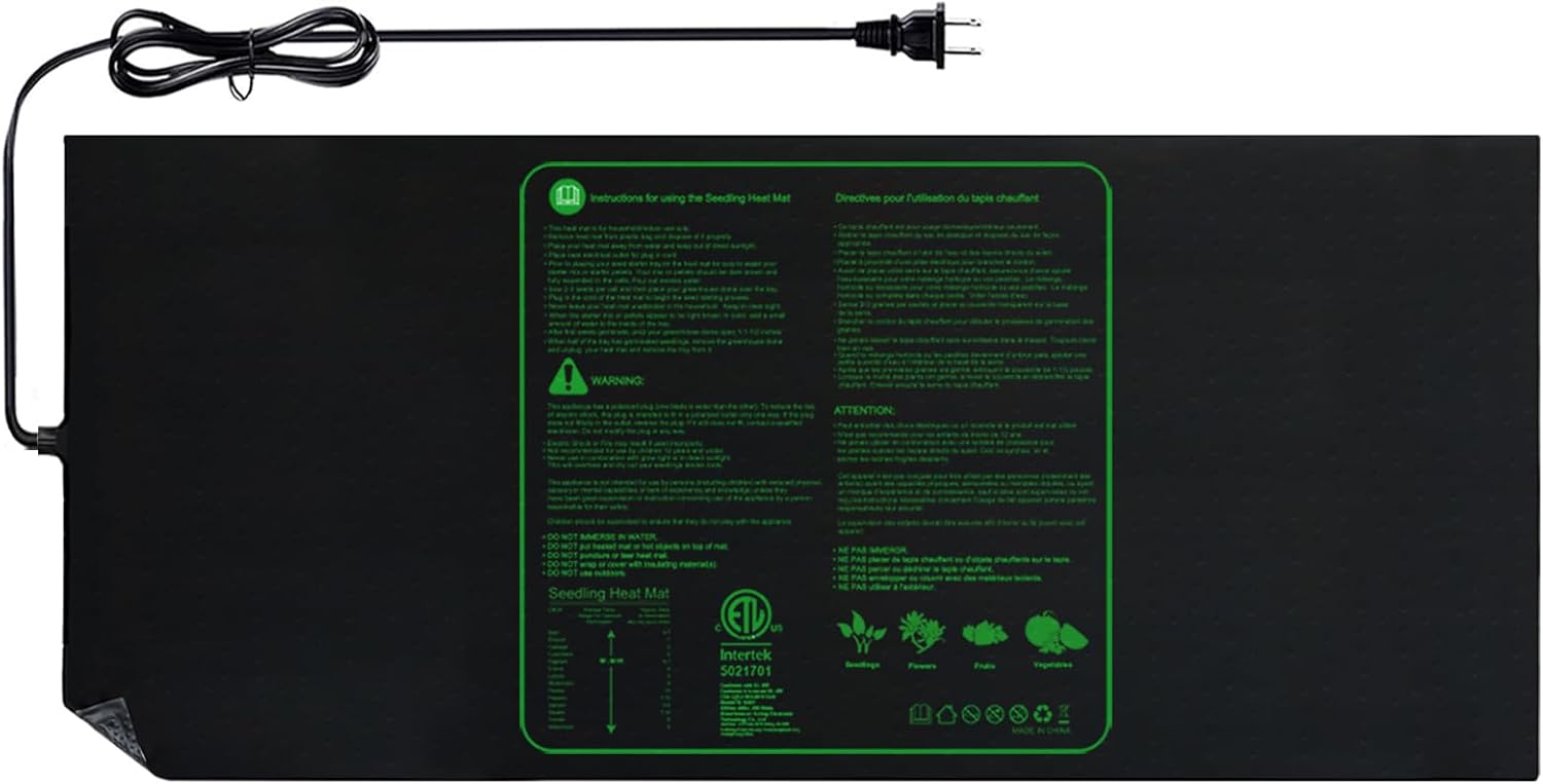 Durable Waterproof Seedling Heat Mat for Indoor Gardening