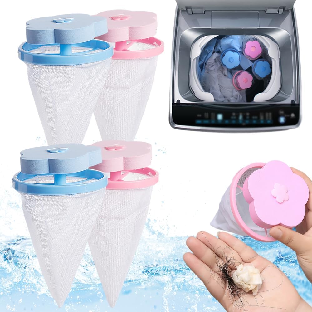 Pet Hair Remover Mesh Bags - Cleaner Laundry!