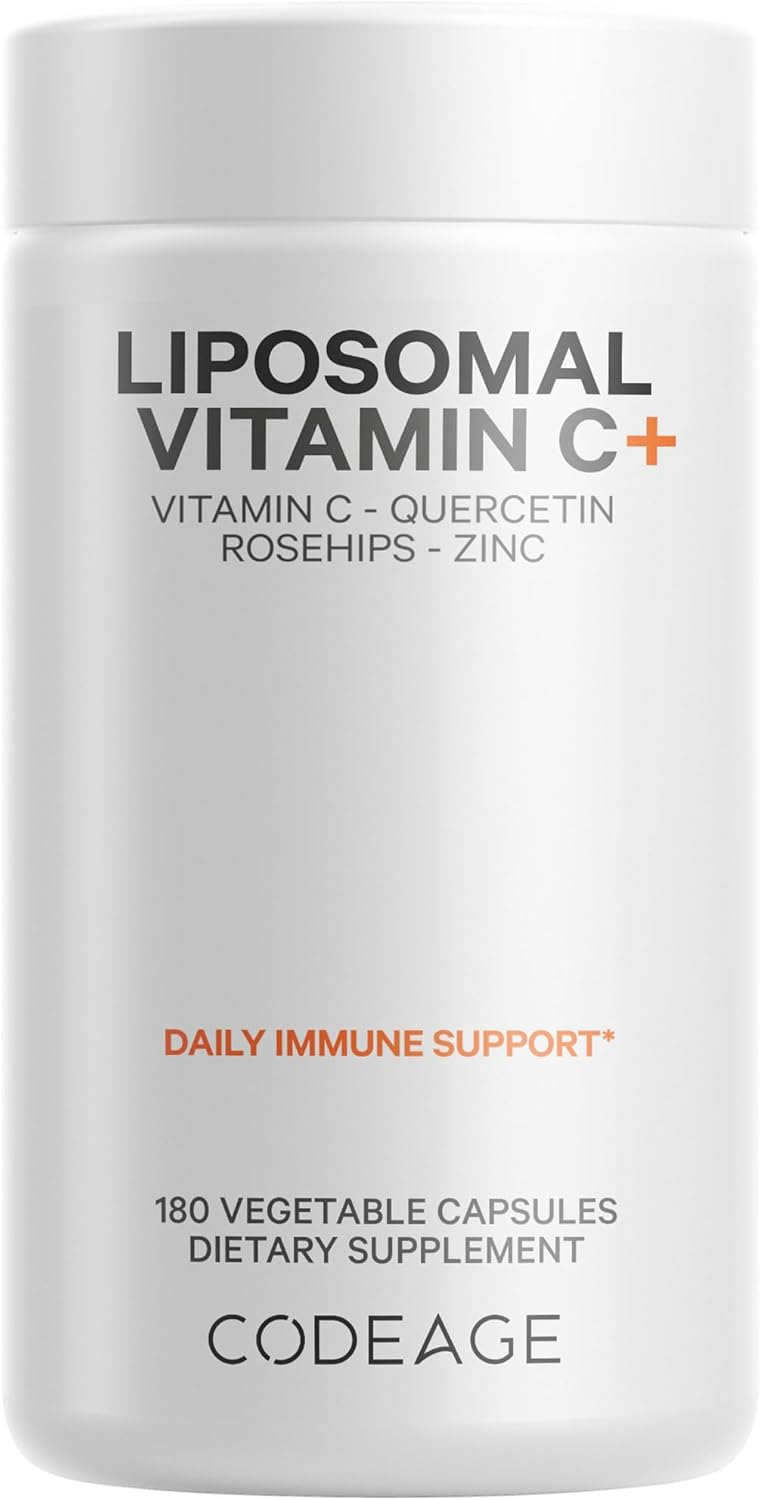 Codeage Liposomal Vitamin C 1500mg with Zinc & Elderberry