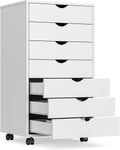 Organize in Style: OLIXIS 7-Drawer Desk File Cabinet
