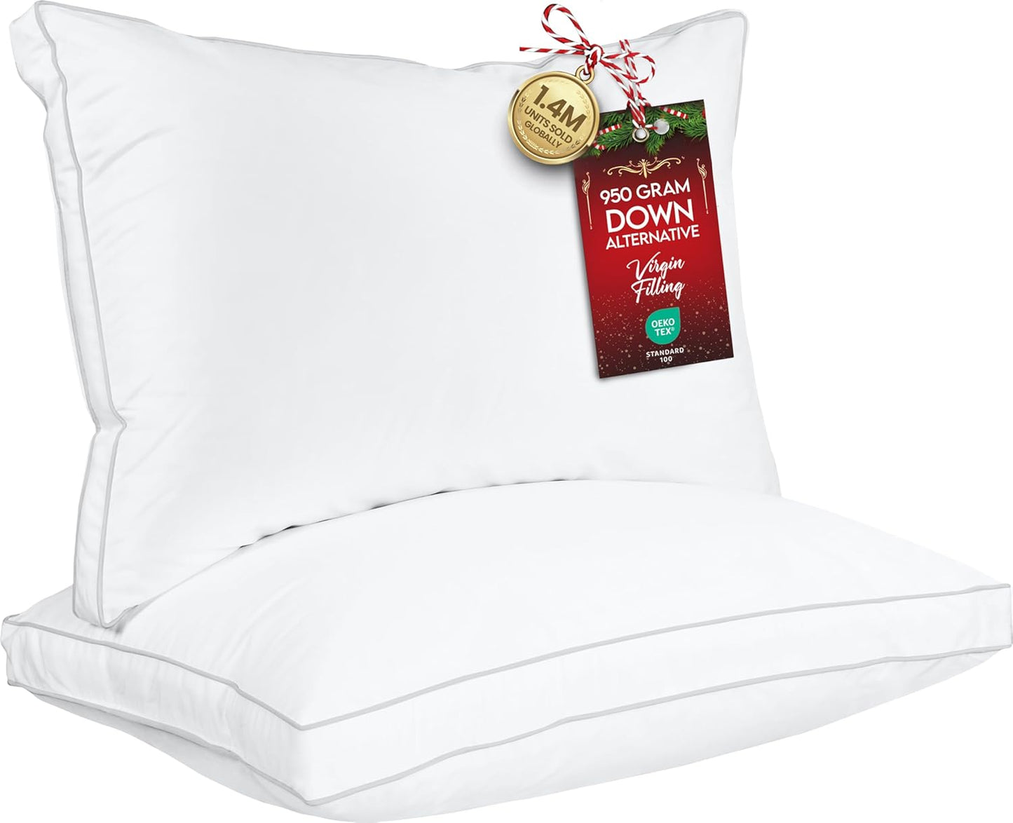 Utopia Bedding Bed Pillows for Sleeping, Soft & Fluffy Set
