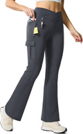 Stylish Tummy Control Flare Leggings for Women with Side Pockets