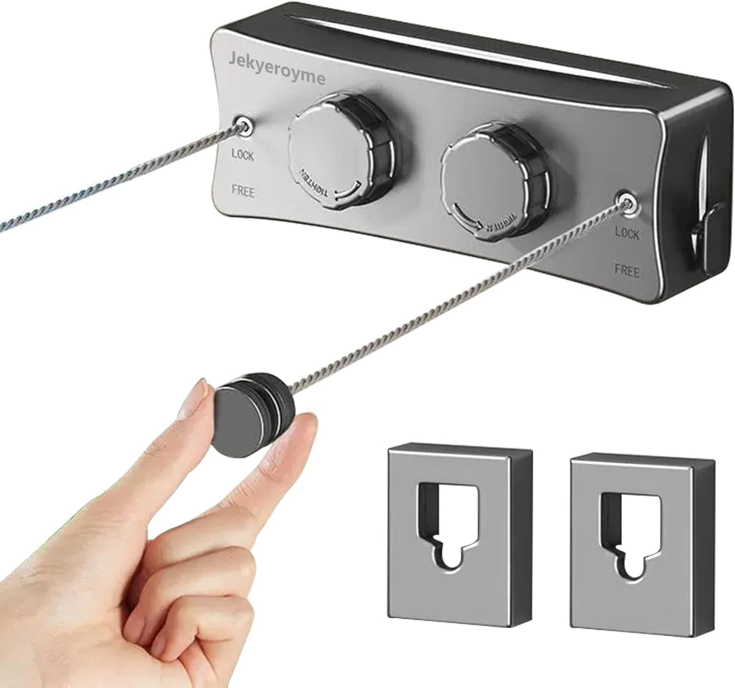 Retractable Clothesline Indoor & Outdoor for Easy Drying