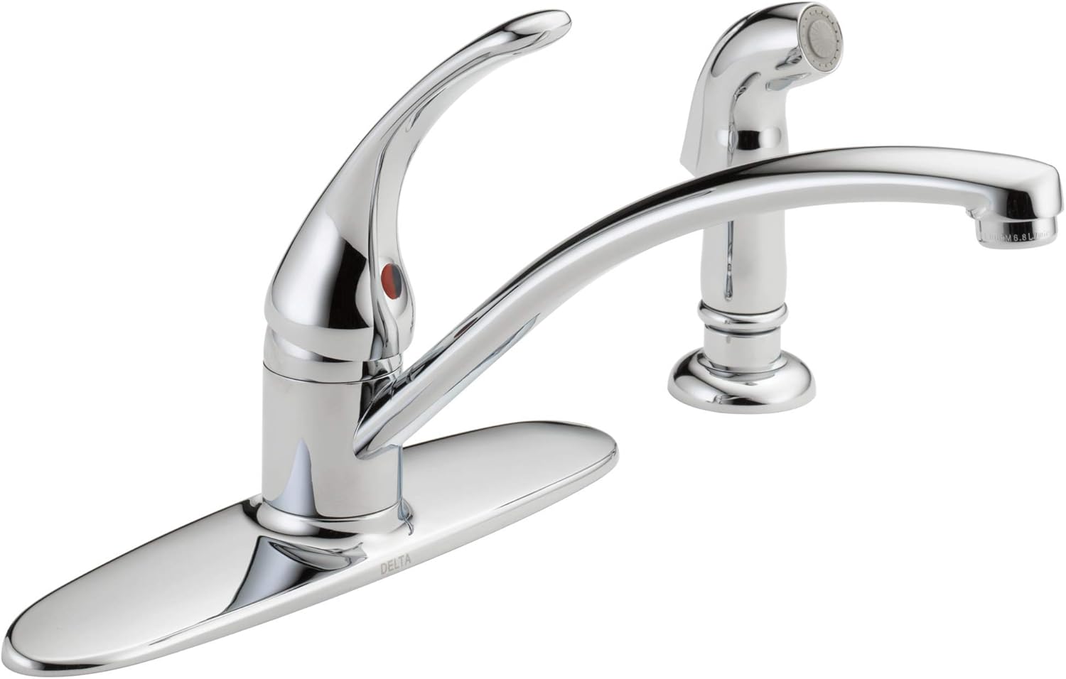 Delta Foundations Chrome Kitchen Faucet with Side Sprayer Review