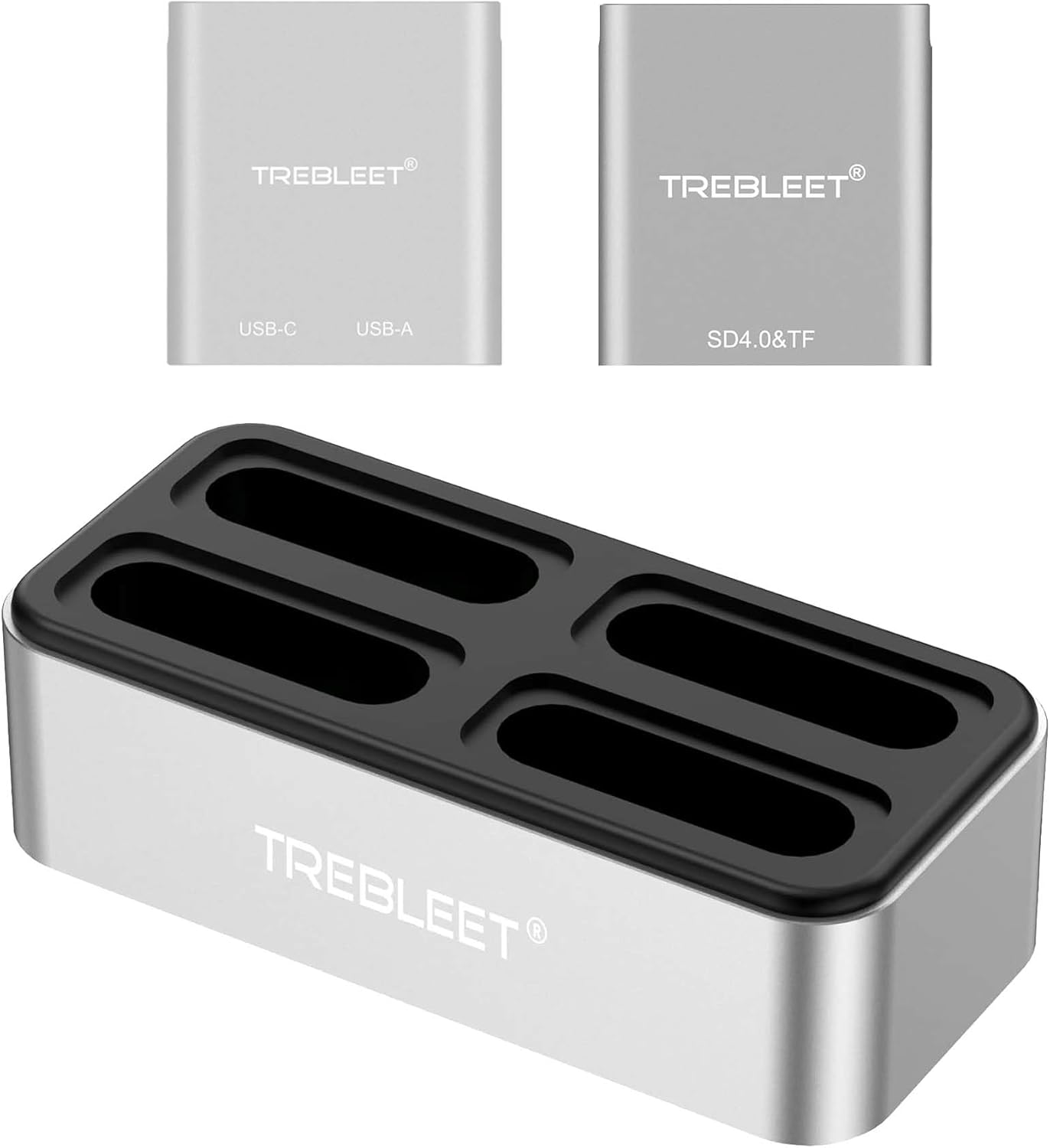 TREBLEET Workflow Station: Customizable 4-Bay Docking Hub