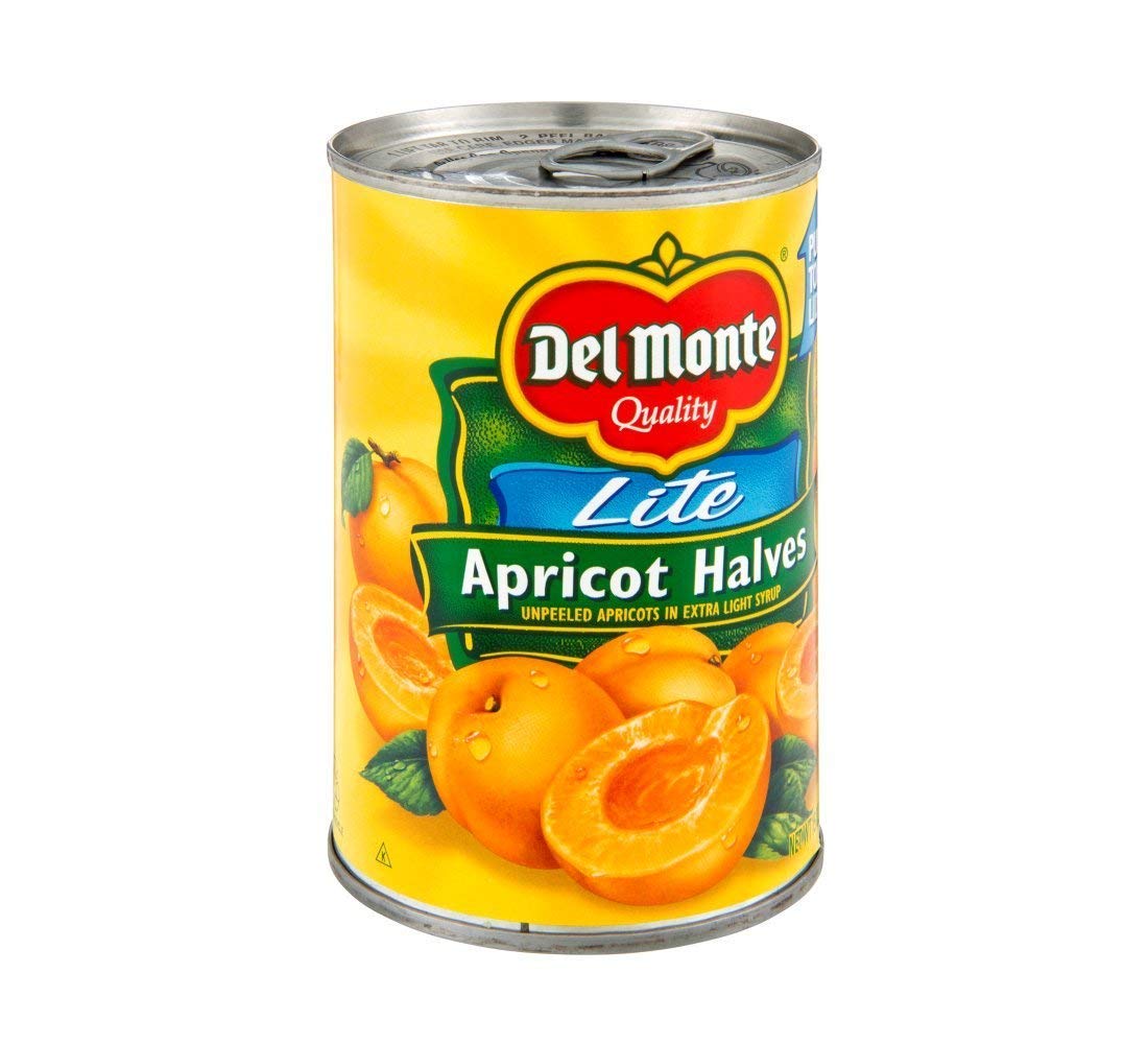 Del Monte Lite Apricot Halves in Extra Light Syrup, 12 Pack