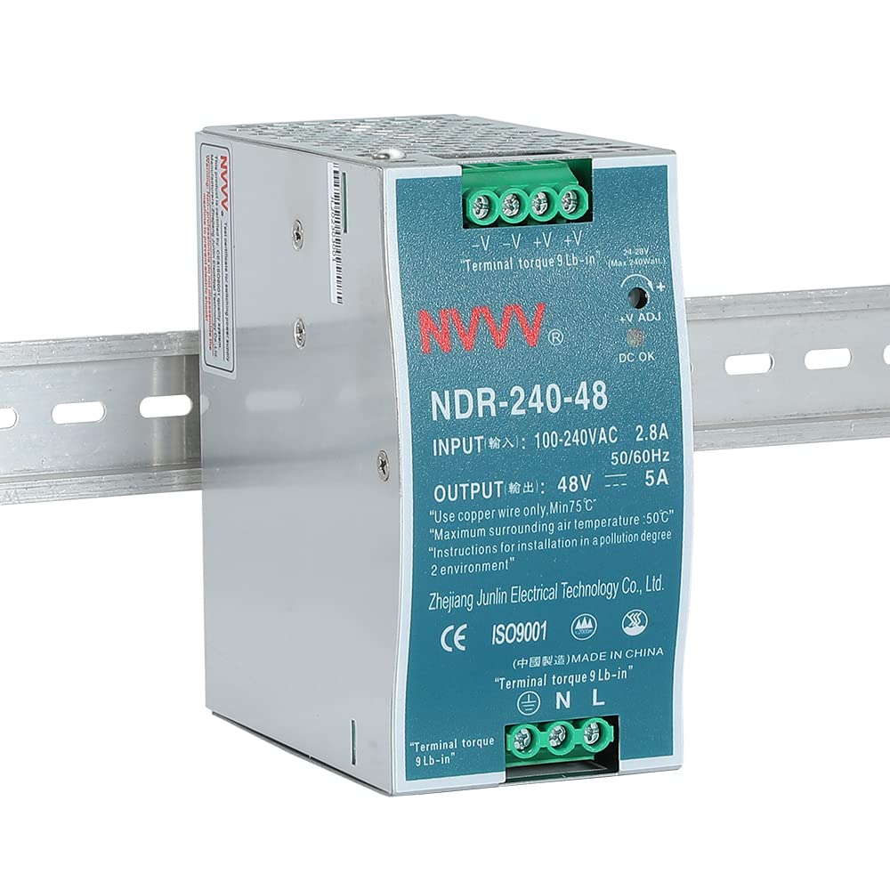 48V DC Output Industrial DIN Rail Power Supply for Reliable Power