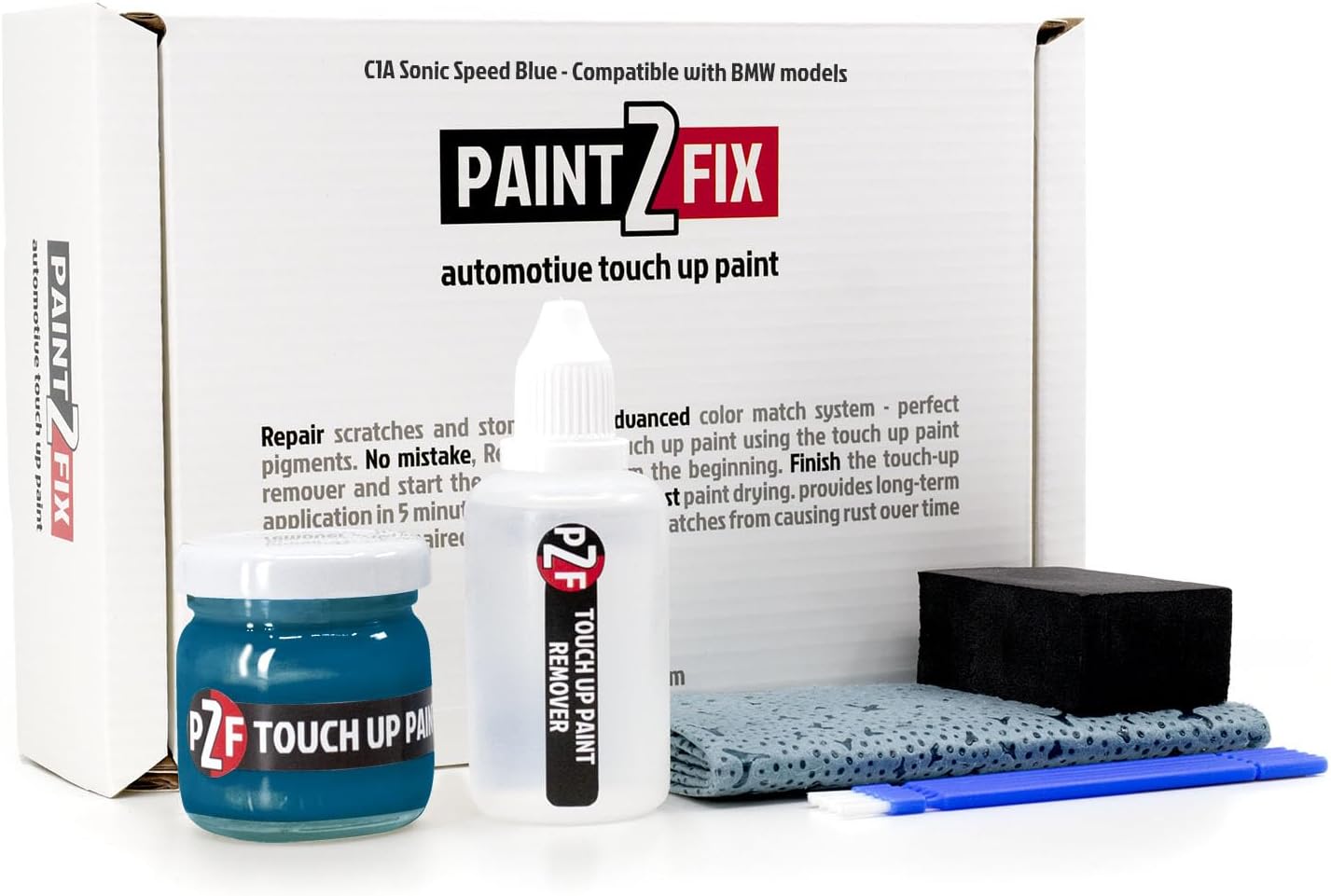 C1A Sonic Speed Blue Touch-Up Paint & Scratch Repair Kit