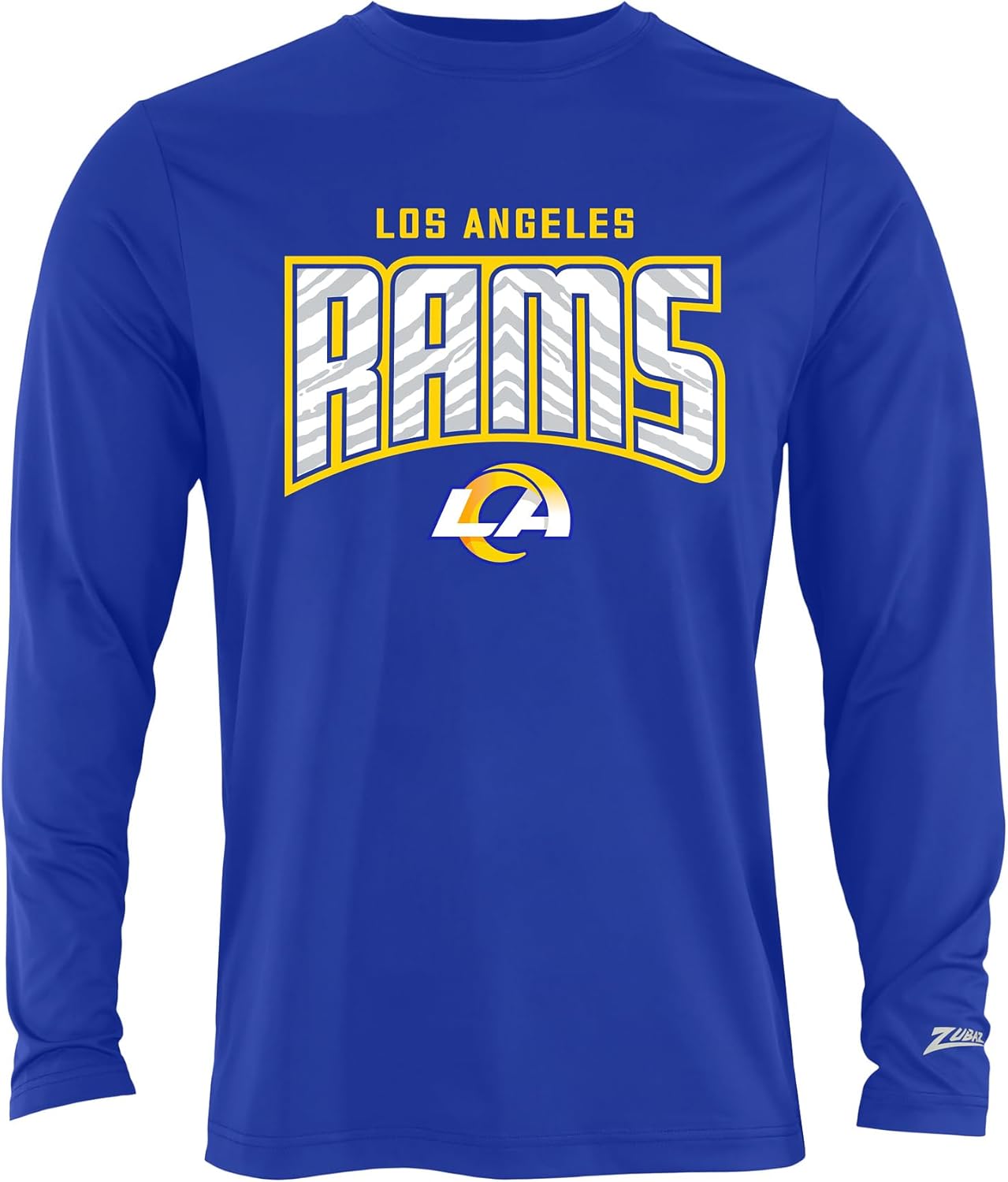 Zubaz NFL Men's Long Sleeve Team Graphic T-Shirt for Fans