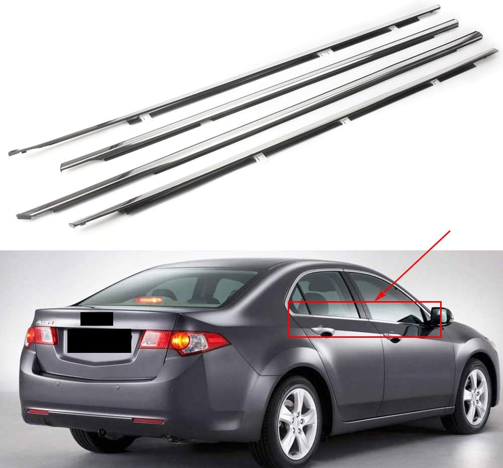 Weatherstrip Window Moulding Trim Seal for Honda Accord 2008-2012
