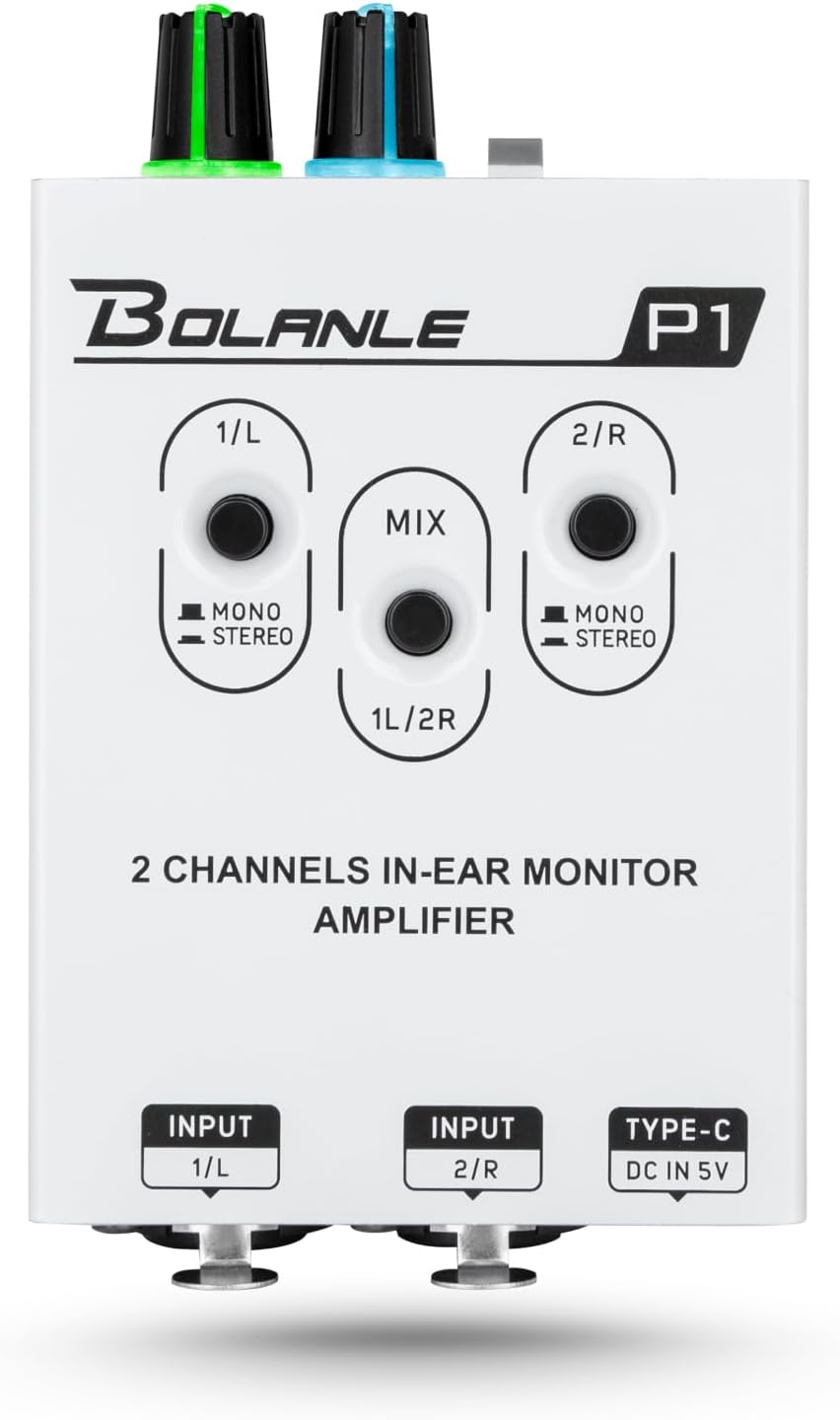 Bolanle P1 Portable In Ear Monitor Amplifier for Musicians