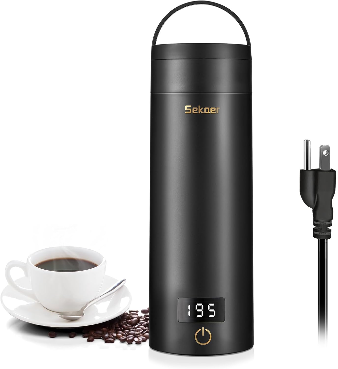 Sekaer Portable Electric Tea Kettle - 4 Presets