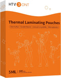 Thermal Laminating Pouches 200 Pack 5 Mil 9in x 11.5in - Clear