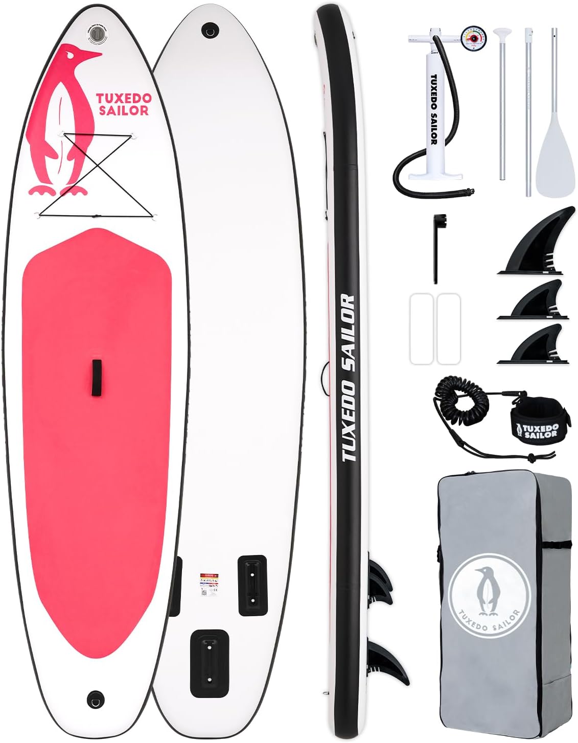 Tuxedo Sailor 10ft 6in Inflatable Stand Up Paddle Board for All