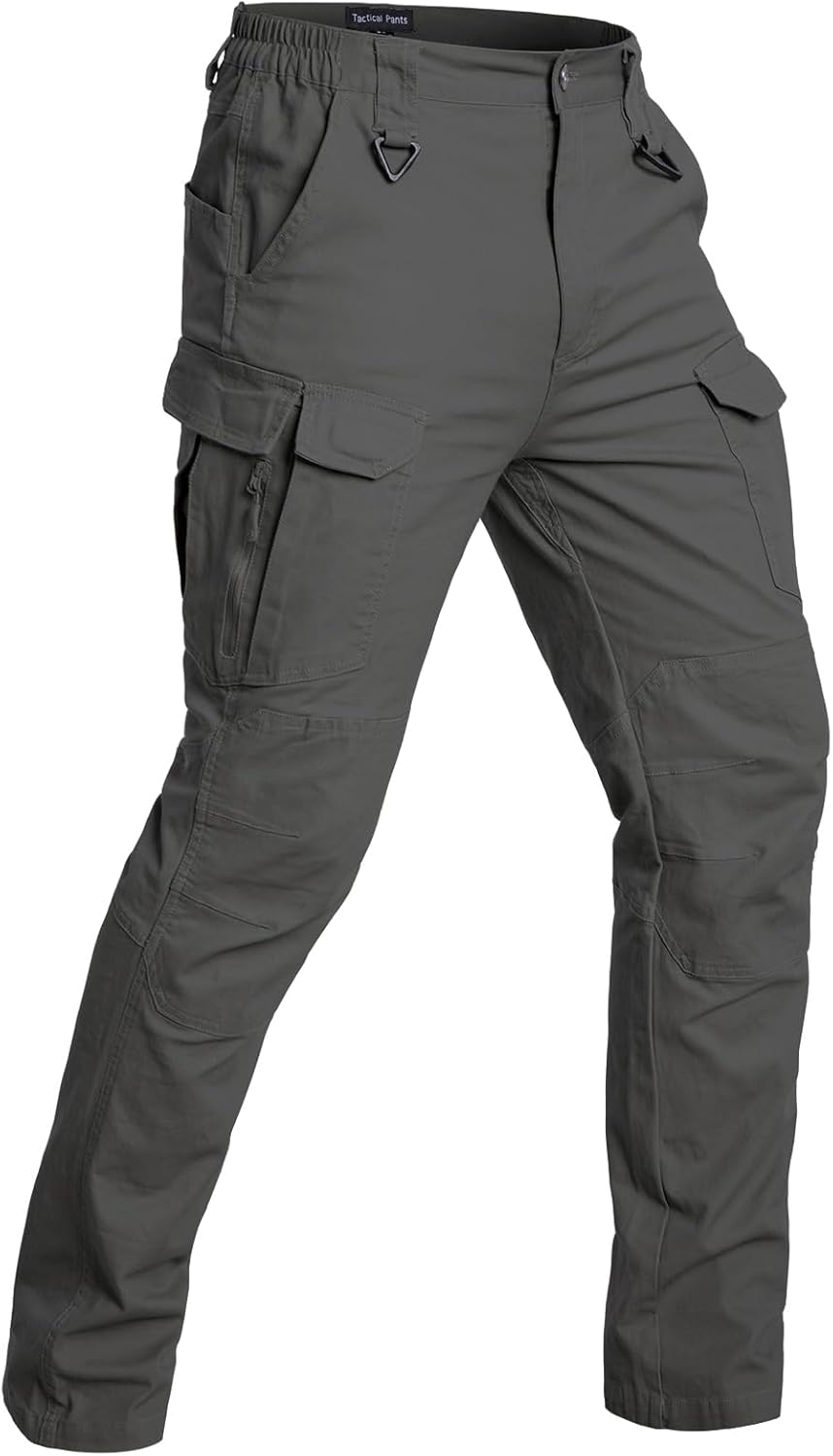 NAVEKULL Men's Flex Tactical Pants for Outdoor Hiking and Work