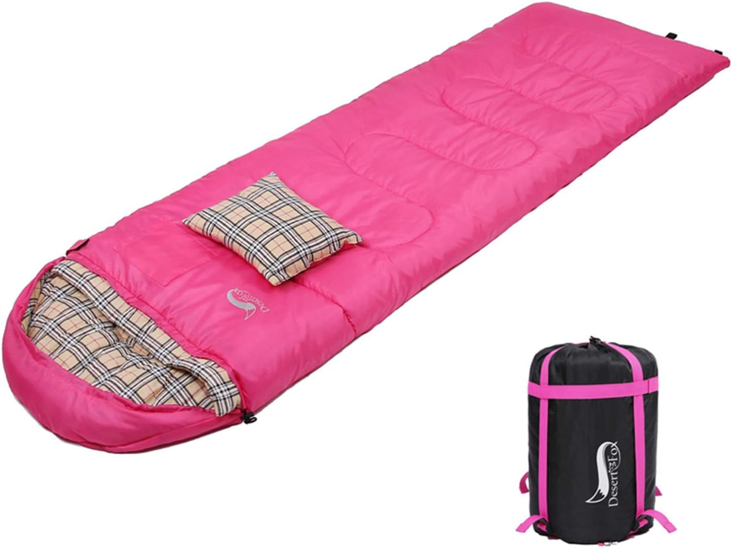 Desert & Fox Cotton Flannel Sleeping Bags for All Seasons
