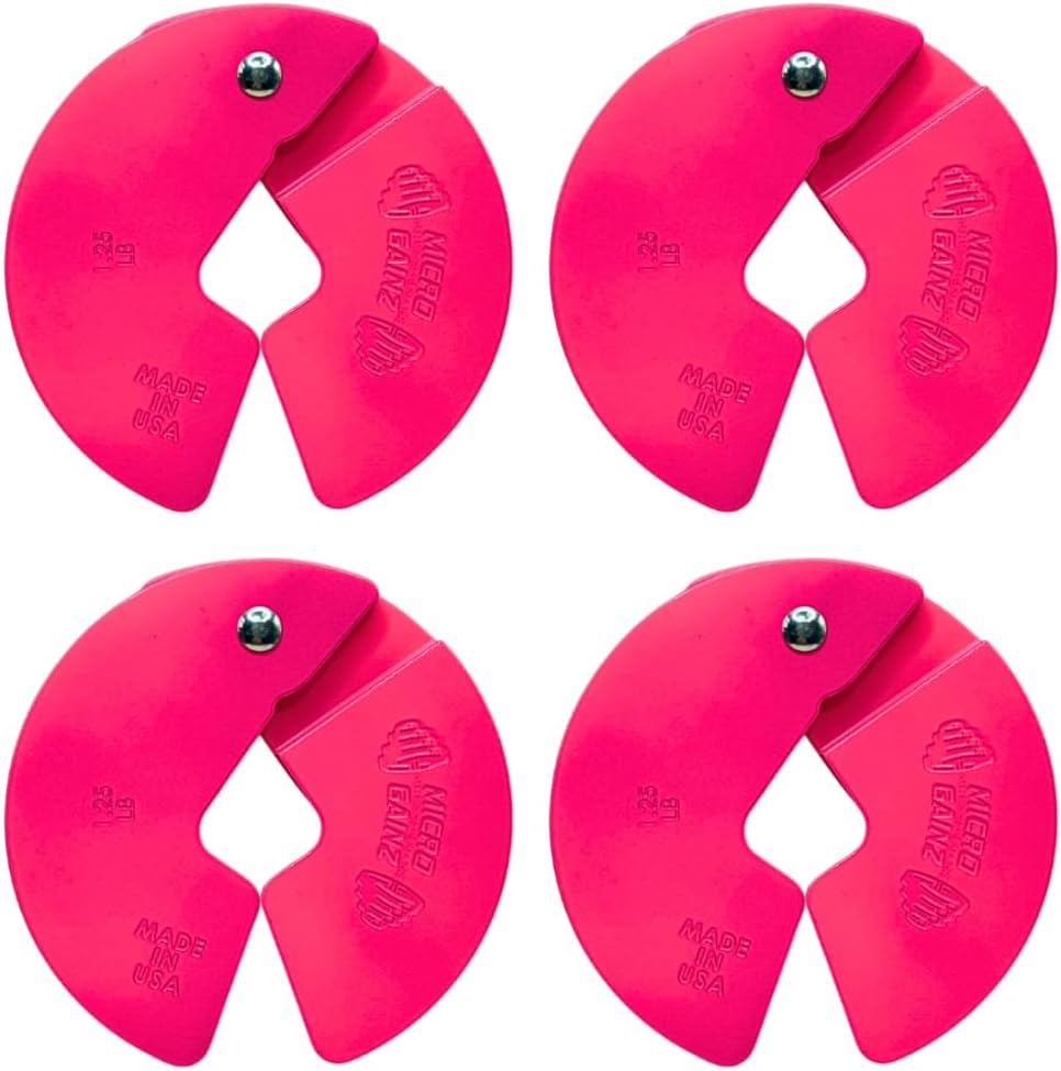 Micro Gainz 1.25lb Fractional Weight Plates for Dumbbell Training