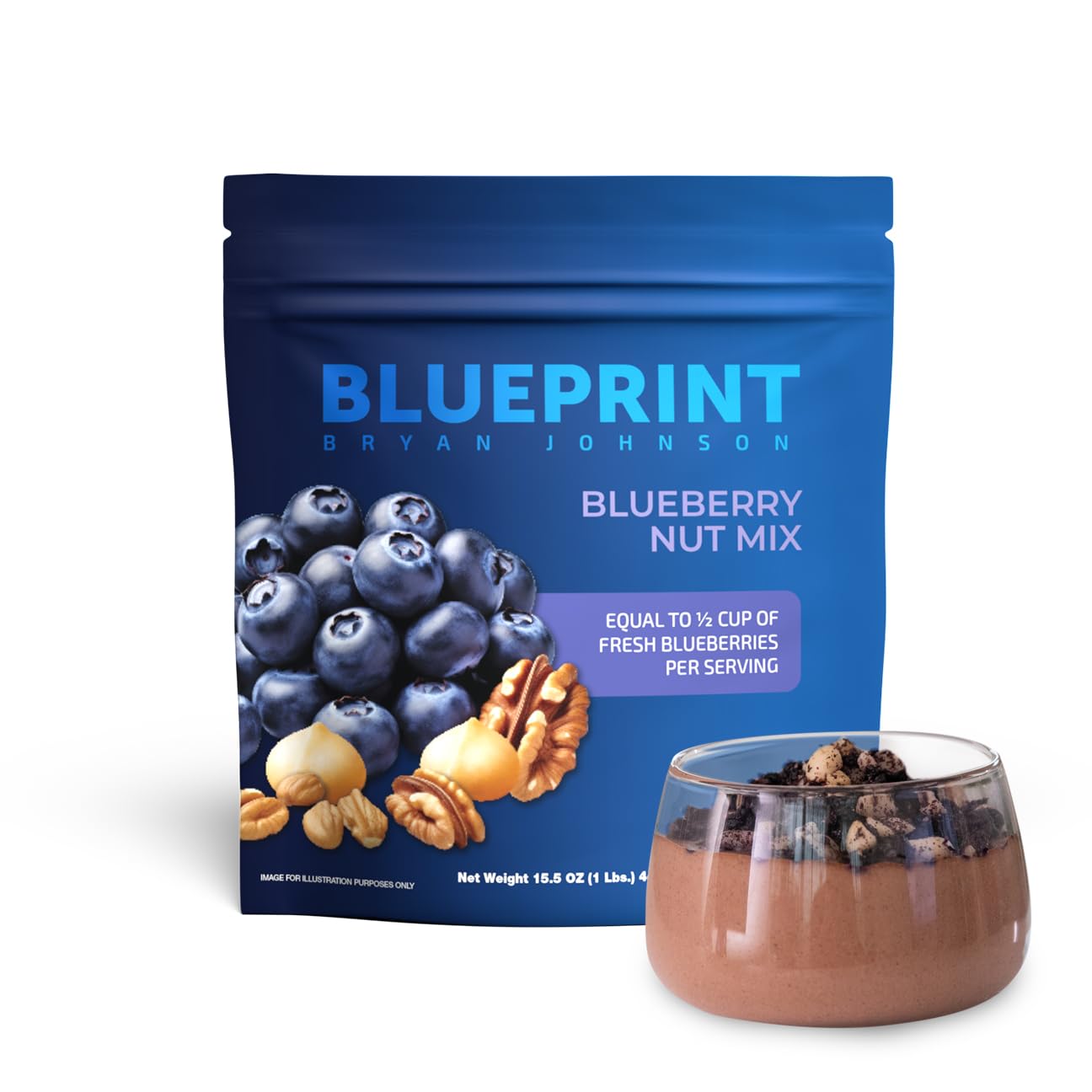 Blueprint Blueberry Nut Mix - Real Blueberries and Nuts