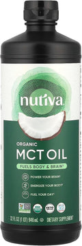 Nutiva Organic MCT Oil for Energy Boost in Coffee and Shakes