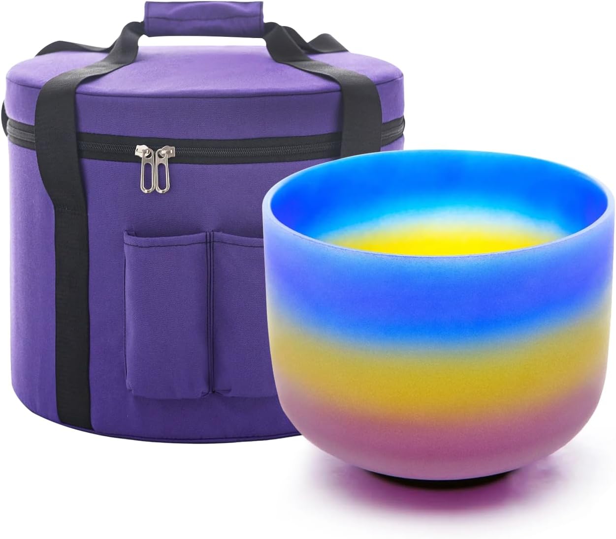 KVKA 8 Inch A Note Third Eye Chakra Singing Bowl for Healing