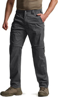 CQR Men's Convertible Cargo Tactical Pants - Lightweight (Style LDZ7)
