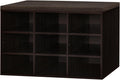 DINZI LVJ Shoe Bench 9 Cubbies Shoe Organizer - Cushioned Entryway