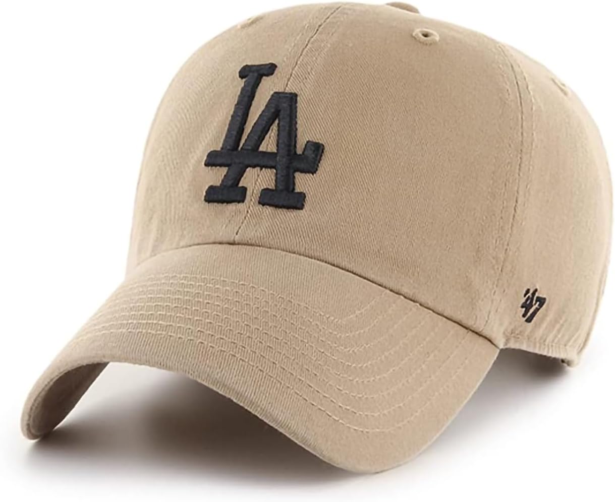 47 Brand MLB Khaki Primary Logo Baseball Dad Hat Cap Review