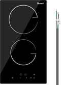Induction Cooktop 12 in Double Burner - 3500W Built-in