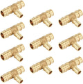 Pex A Full Flow Expansion Reducing Tee 3/4in x 3/4in x 1/2in Pack