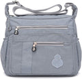 Crossbody Bag for Women Nylon Waterproof - Lightweight 12.6in