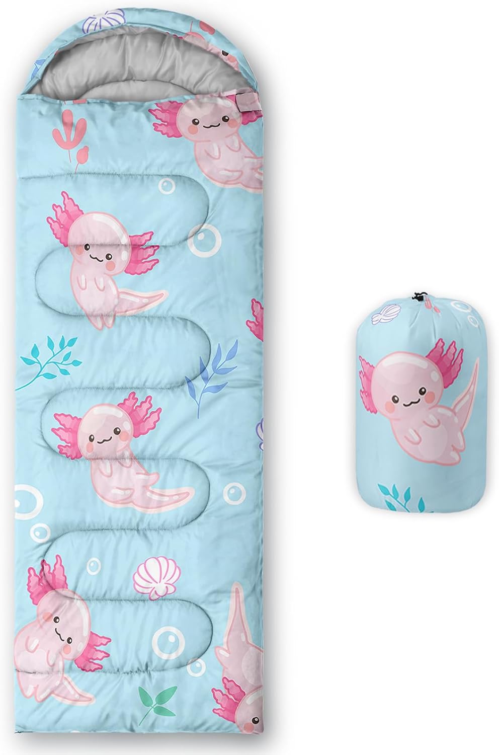 QOOMO Camping Sleeping Bags for 3 Seasons - Lightweight & Waterproof