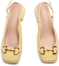 Slingback Mary Jane Heels for Women Low Block Heel (Style 5MSJ)