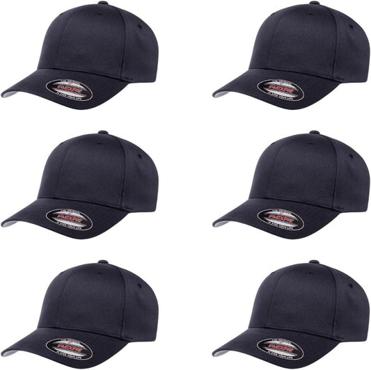 Flexfit Wooly Combed Premium 6-Panel Baseball Cap for Comfort