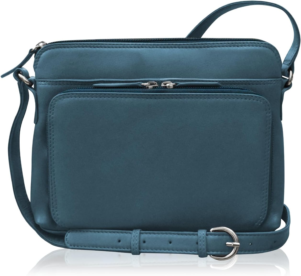 Genuine Leather Crossbody Bags for Women with RFID Blocking