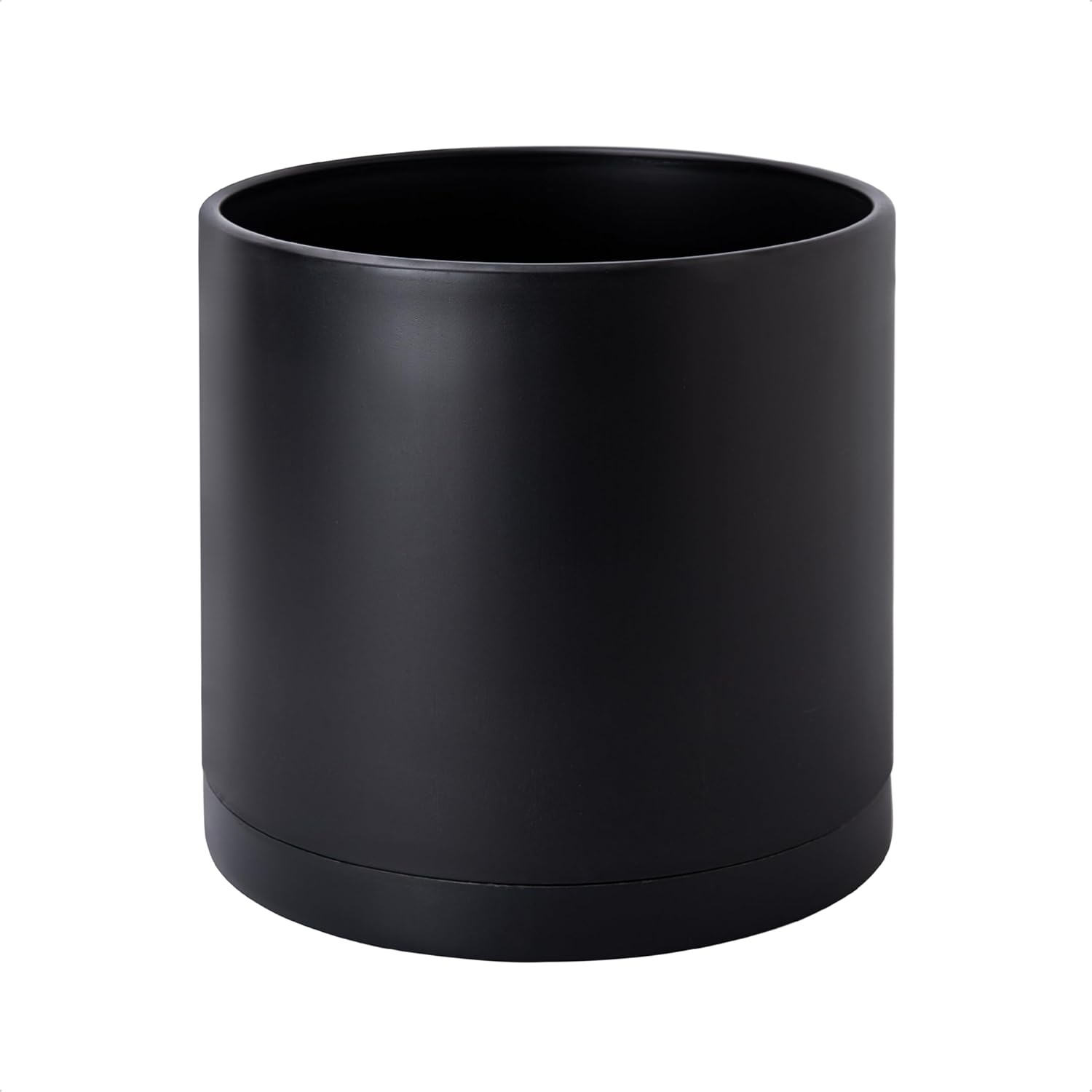 D'vine Dev 10 Inch Plastic Planter Pots with Drainage Holes