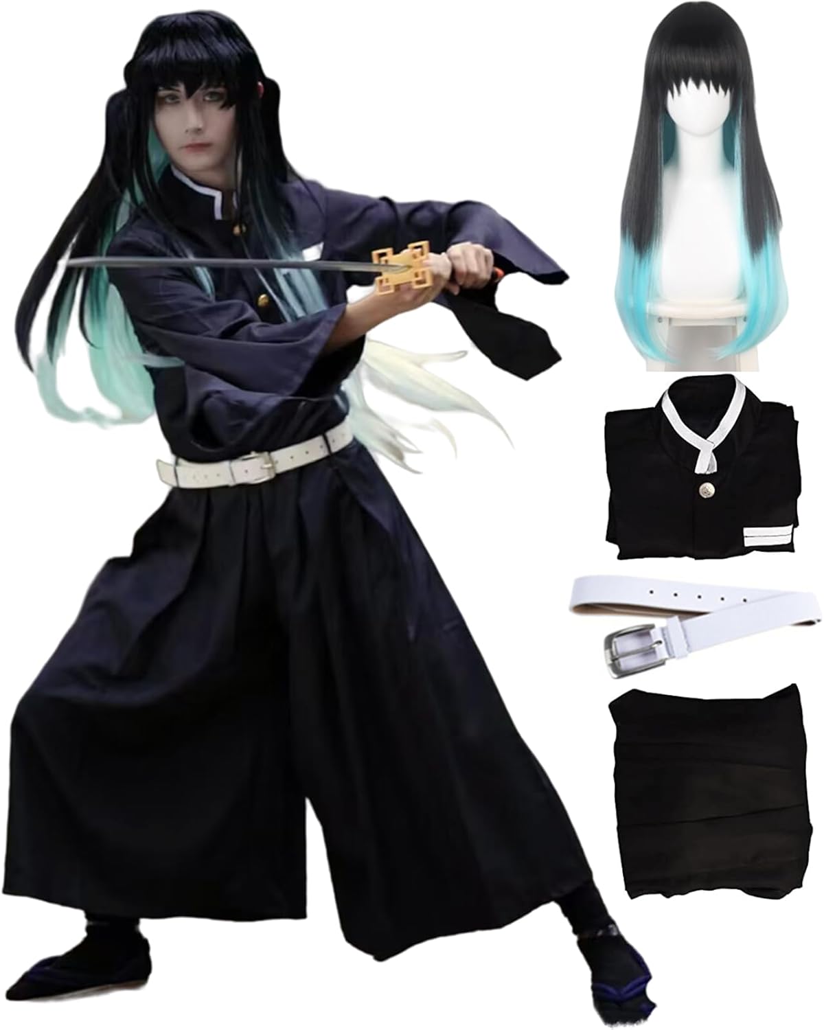 Moalioi Anime Cosplay Set for Adults - Stylish Kimono Costume