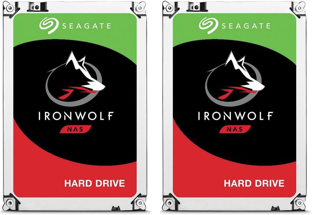 Seagate IronWolf 8TB 2-Pack: Boost Your NAS Storage!